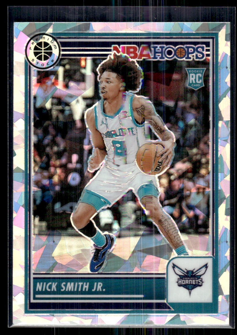 2023-24 Hoops Premium Stock Ice Nick Smith Jr. Rookie Charlotte Hornets #31