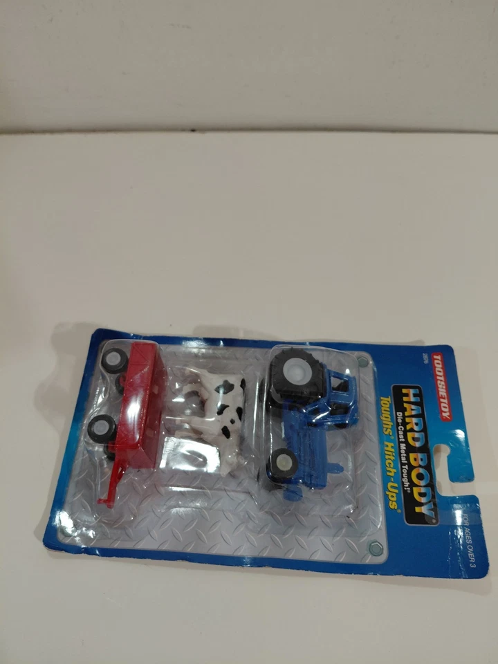 Tootsie Toy 2876 Hardbody 1:64 DieCast Toughs Hitch Ups Tractor & Wagon w/Cow - Image 4 of 4