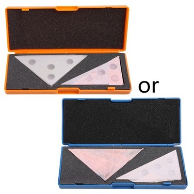 Right Angle Block Gauge Set Milling Ground Gauge Scale Square Ruler 30-90 Degree