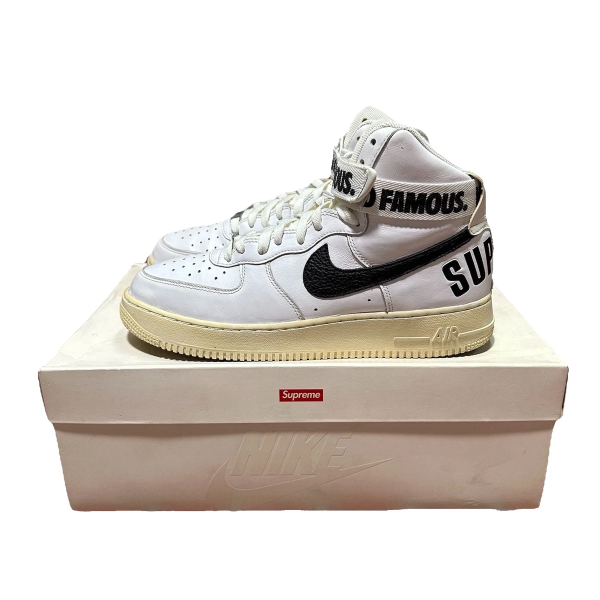 Nike Supreme x Air Force 1 Supreme High White - огромный выбор по