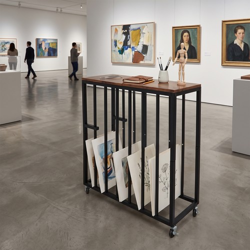 Art Storage Rack Rolling Paint Drying Rack Metal For Canvas Panels | eBay