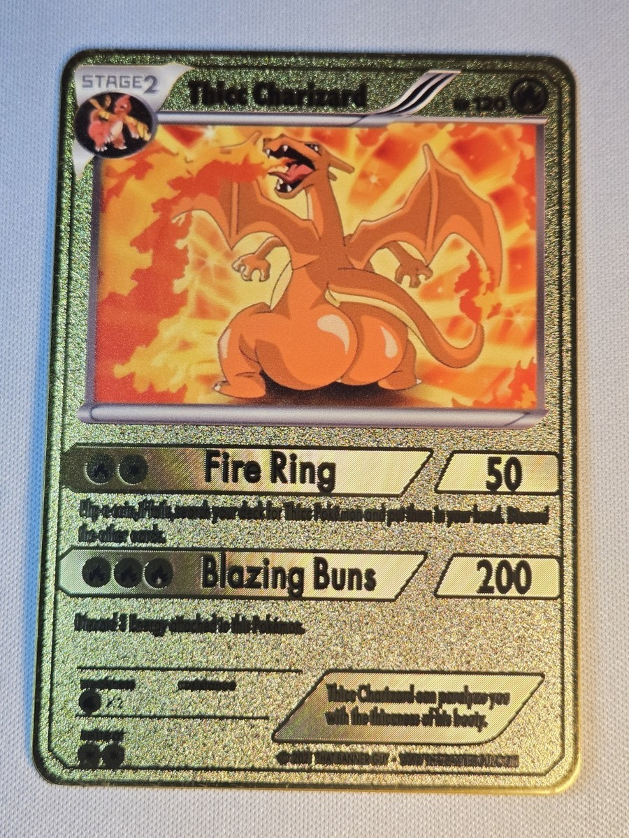 Thicc Charizard Pikachu Venusaur & Blastoise Collectible Metal