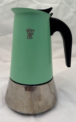 PEZZETTI Italian ESPRESSO Coffee MAKER Stovetop Stainless 4 Cups