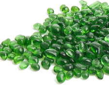 Glass Beads for Vase Filler 0.12-0.24 Inch Green Rocks for Vases Decorative Gems