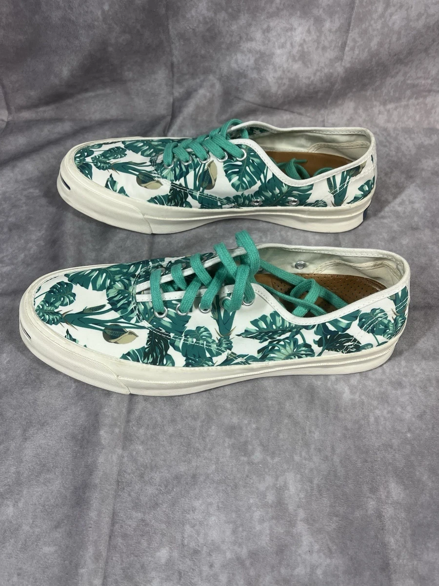 Converse Jack Purcell Signature CVO Herren Gr. 9 Wmns Gr. 10,5 Low Tropical Monstera