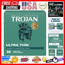 Ultra Thin Latex Lubricated Condoms for Men, Thin Condoms for a More Natural ...