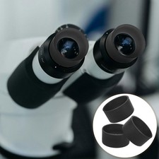 4 pcs  Microscope Eyepiece Guards Black Rubber Eye Cup (32-34.5mm)