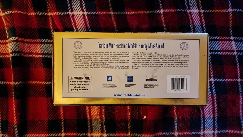 Franklin Mint 1970 Plymouth Hemi Cuda Convertible 1:24 Diecast Car Verde Lima Foto 4 de 4