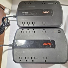 Lot of 2 APC Battery Back UPS BE550G  Surge Protection 8 Outlets • NO BATTERIES