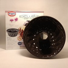 ~ Dr. Oetker Gugelhupfform Ø 22 cm ~ Kuchenform Emaille Backform grau ~ NEU ~