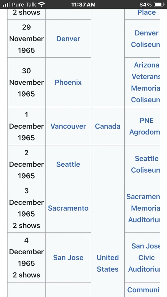 ROLLING STONES 1965 2nd U.S. TOUR Photo Mick Jagger And Brian Jones Seattle Wa. - Image 2 of 3