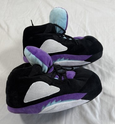 Purple Cozy Slippers Style Sneaker Teen Kids Unisex Fits Most Grip Bottom