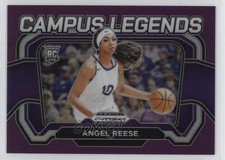 2024-25 Panini Prizm Draft Picks Campus Legends Purple 71/75 Angel Reese #4 15bk