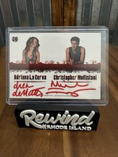 Drea de Matteo Michael Imperioli Dual Signed Sopranos Card Red Ink IP Autographs