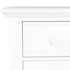 Summer House I White King Panel Bed - Dresser & Mirror - Chest
