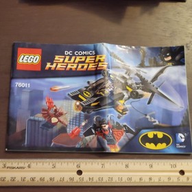 LEGO DC Super Heroes 76011 Batman Man-Bat Attack Instruction Manual Only