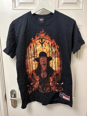 WWE Wear 2009 Undertaker Hell's Gate Grafik T-Shirt schwarz Herren Small