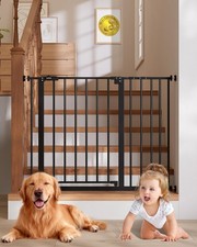 InnoTruth 29.5  40.75" Baby Gate for Stairs, 30" Tall Dog Gates for Doorways 