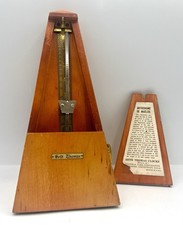 Vintage Seth Thomas Metronome De Ma lzel Wind Up Music Tempo 7 EUC Tested