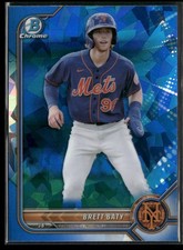 Brett Baty 2022 Topps New York Mets #BCP-5 Sapphire