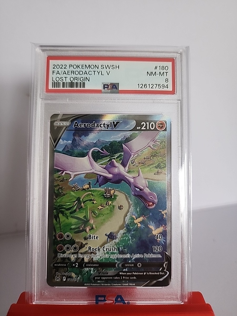 ダークエーフィ #196 PSA 9 ホロカード Aerodactyl V (Alternate Full Art) 180/196 Swsh11: Lost Origin Holo
