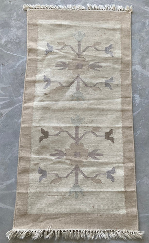 Vintage Traditional Handmade Beautiful Turkish Kilim Floor Rug Carpet 123x59cm