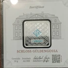 Geiger Edelmetalle 20g 999 Silver Bar Schloss Güldengossa