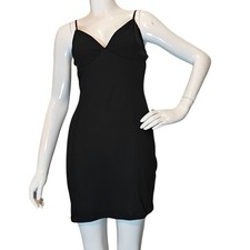 Charlotte Russe Black Bodycon Mini Dress Size Medium