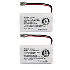 Cordless Phone Battery 2 Pack BT1007 BBTY0651101 for Uniden Replacement