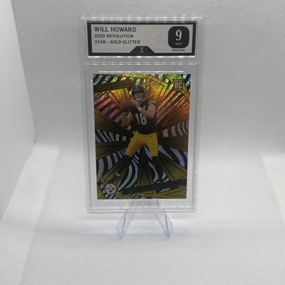 2025 Panini Revolution Will Howard #248 Gold Glitter Sigma Grading 9 Mint