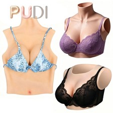 C-G Cup Realistic Fake Boobs For Crossdresser Silicone Breast Forms Breast Plate