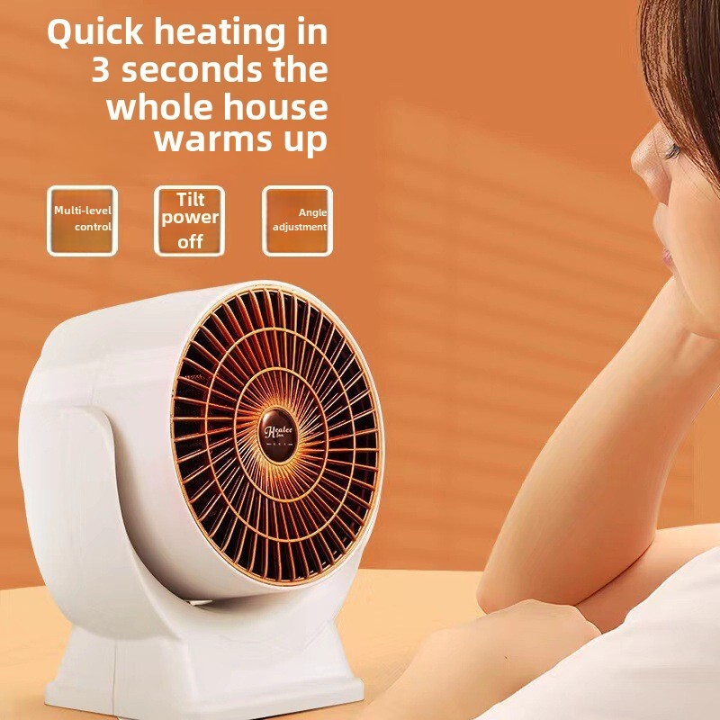 Heater Electric Fan Heater Desktop Fan Heater Small - sized Portable Heater-image