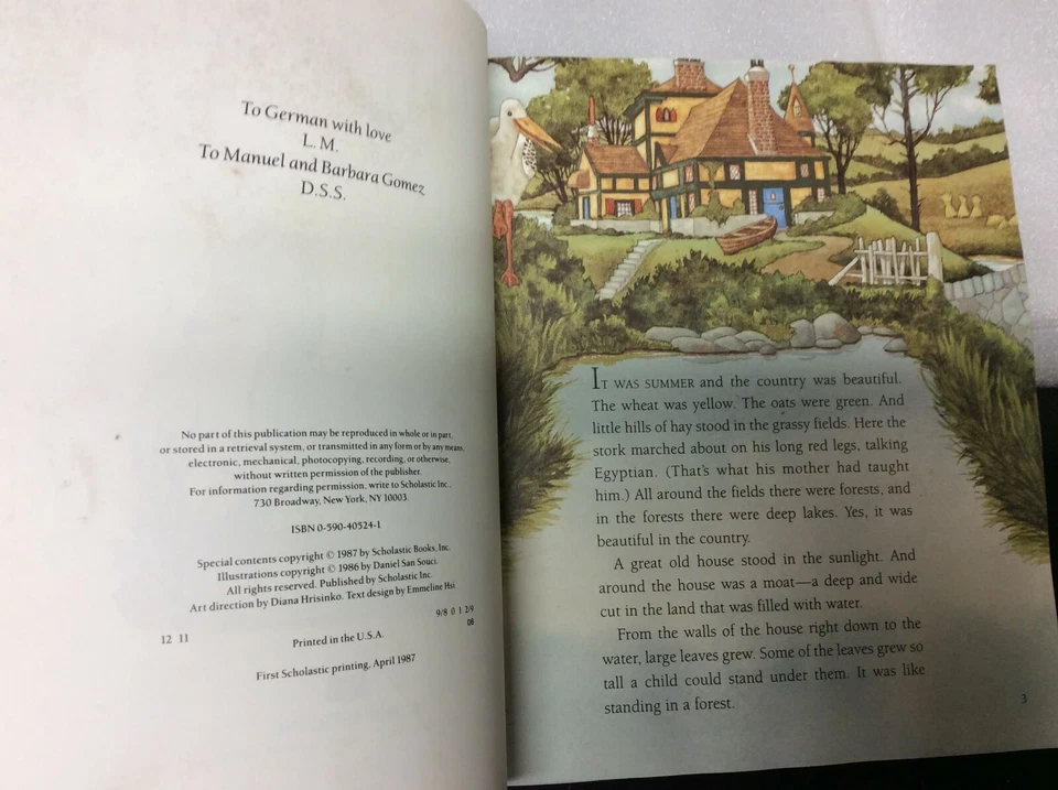 The Ugly Duckling  by Lilian Moore (1987 First Scholastic Printing Paperback - Image 4 of 4