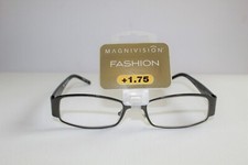 NEW FOSTER GRANT MAGNIVISION READING GLASSES: BLACK - Darlene 1.75