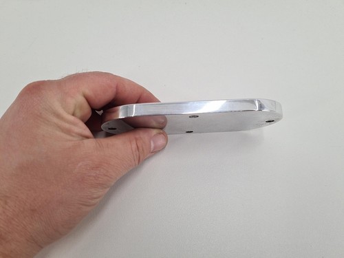 Harley-Davidson Universal EVO Inspektions Cover alu poliert Ribbed NOS Thunderb - Bild 2 von 5