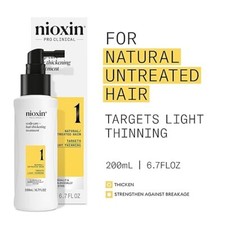 Nioxin Pro Clinical 1 Scalp Care  Hair Thickening Treatment 6.7 oz nib fresh
