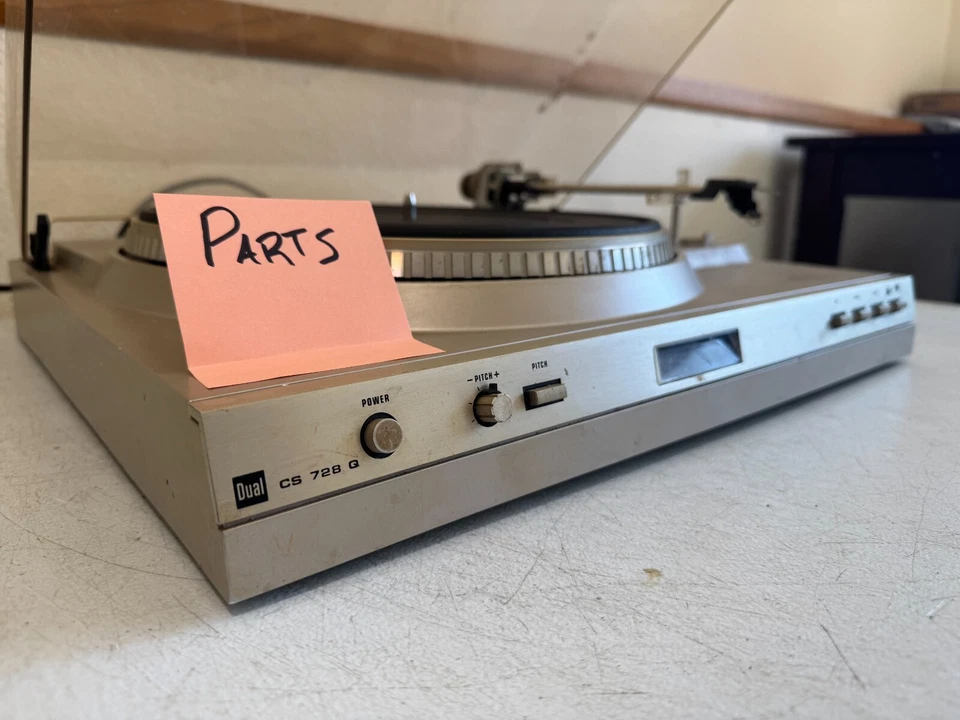 Tocadiscos Doble CS-728Q HiFi Estéreo Audio De Colección Japón - PIEZAS G3D Foto 2 de 4