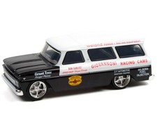 1/43 Greenlight SPEED SHOP Don Garlits 1966 Chevrolet Suburban White Black 86347