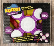 Original Koosh Sharp Shot Electronic Game Target, 2 Shooters, 2 Koosh Flingers