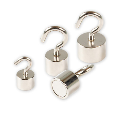 Magna-C  Hakenmagnet Neodym Topfmagnet mit Haken Magnethaken Schraubhaken stark