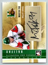 2011-12 ITG Heroes Prospects AUTO #AMF Martin Frk (ref 209491)