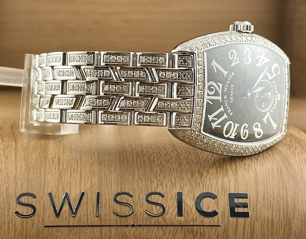Franck Muller Casablanca 29mm Custom Iced Out w/4ct Diamonds Franck Muller Casablanca 29mm Custom Iced Out w/4ct Diamonds