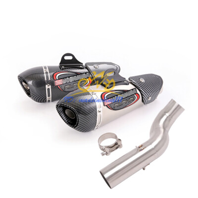 For Triumph Street Triple 765 S/R/ RS 2017-2022 Exhaust System Mufflers Mid  Pipe