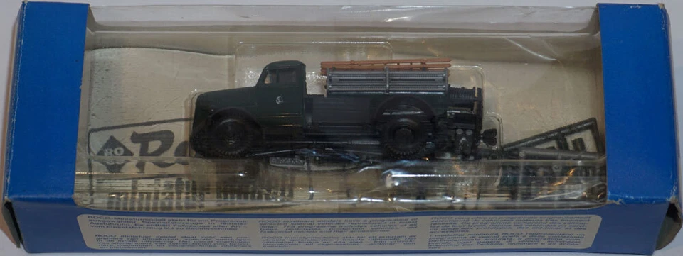 ROCO Opel Blitz TLF15 fourgon citerne vert kaki HO 1/87 - Photo 3/4