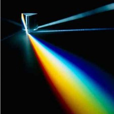 Rainbow Maker Triangular Prism Science Experiment Optical Glass Spectroscopic