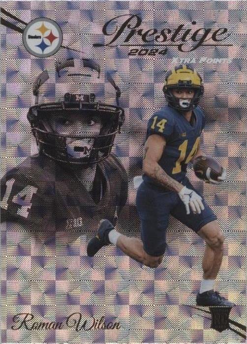 Ron Wilson Rookie Card 2024 Panini Prestige - Rookies Roman Wilson #366 Xtra Points Hyper (RC ...