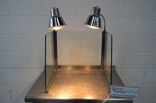 Carvery unit Portable Table top type 3 Sided Glass + 2 Hi/Lo Heat lamps 240v FWO