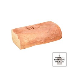 Bullnose Stretcher Brick, Red Handmade Brick 2 1/2" (SAMPLE)