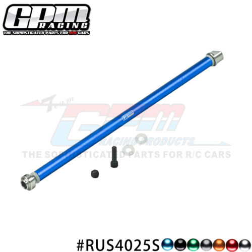 GPM Stainless Steel+Aluminum Center Drive Shaft For TRAXXAS 1/10 Rustler 4X4 Vxl - Picture 1 of 17