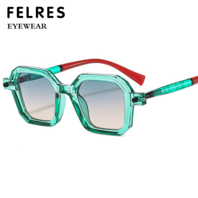 Punk Square Sunglasses Men Women Fashion Outdoor Driving Glasses UV Protection